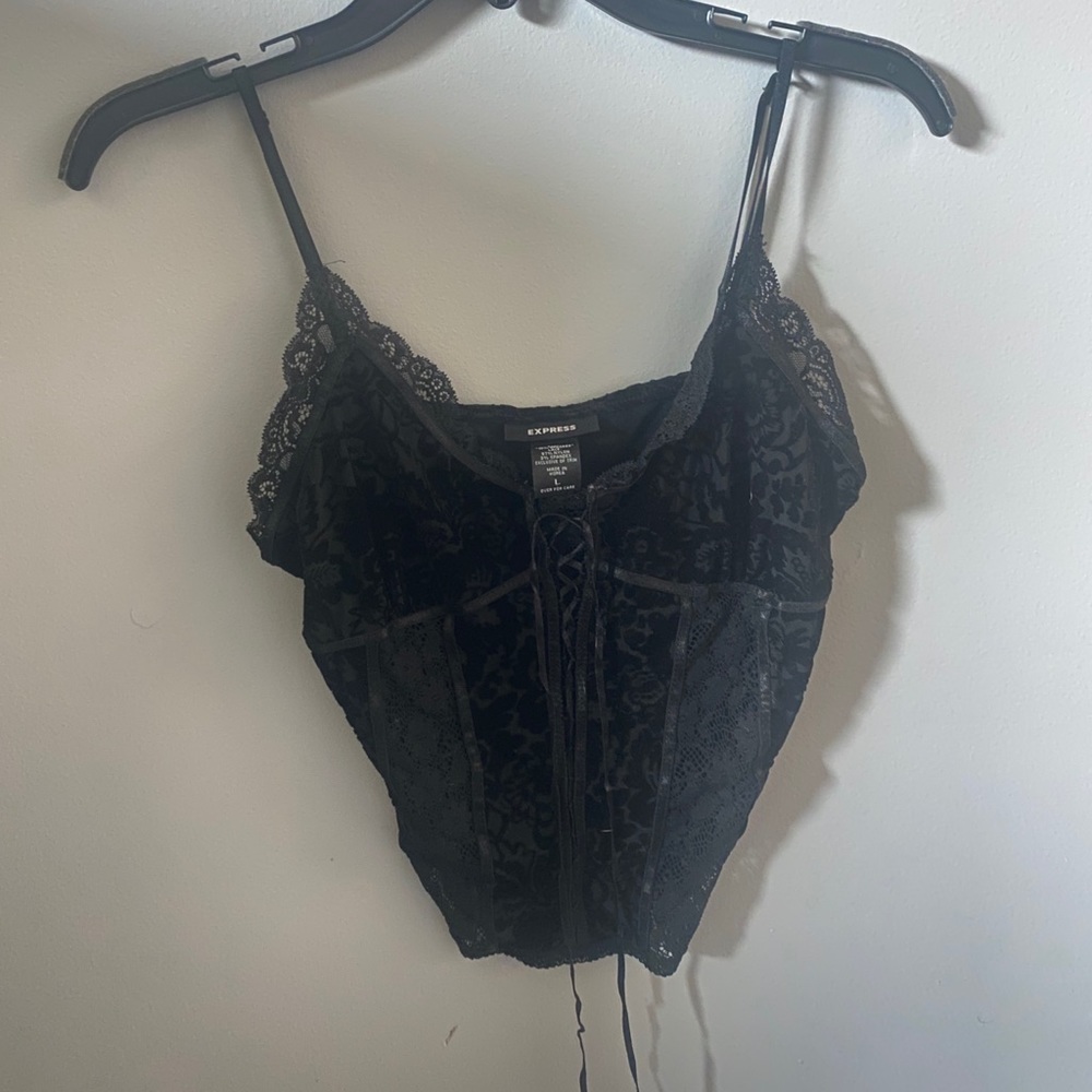 Black Express Top Size Large